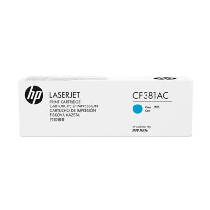 HP 312A (CF381AC) Cyan Original LaserJet Toner Cartridge (2700 Yield)